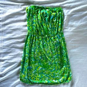 Lilly Pulitzer strapless dress size Med